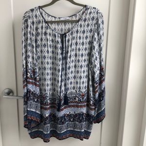 Dex tunic/beach cover up size 1X